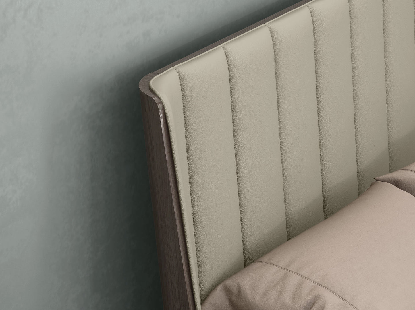 Whiteline Mods - Berlin Bed Queen BQ1754 - BQ1754-CNUT/LGRY
