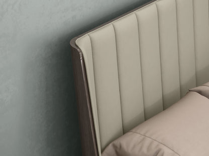 Whiteline Mods - Berlin Bed Queen BQ1754 - BQ1754-CNUT/LGRY