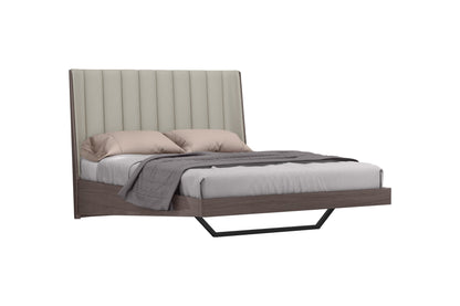 Whiteline Mods - Berlin Bed Queen BQ1754 - BQ1754-CNUT/LGRY