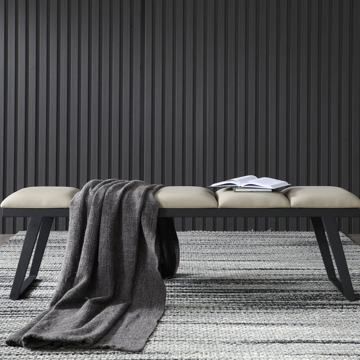 Whiteline Mods -  Ethan Bench BN1477 - BN1477-DGRY