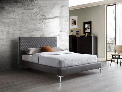 Whiteline Mods -  Liz Queen Bed BQ1689P - BQ1689P-DGRY