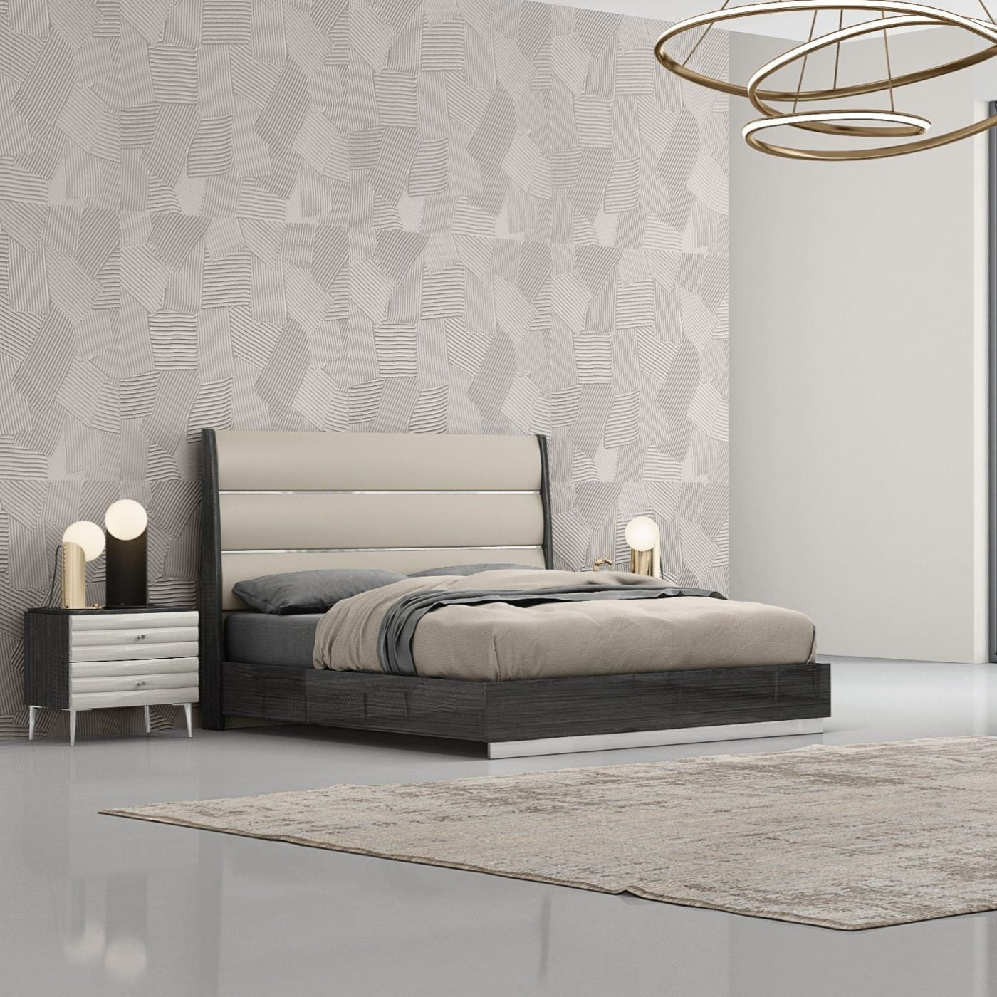 Whiteline Mods -  Pino Bed King BK1752 - BK1752-DGRY/LGRY