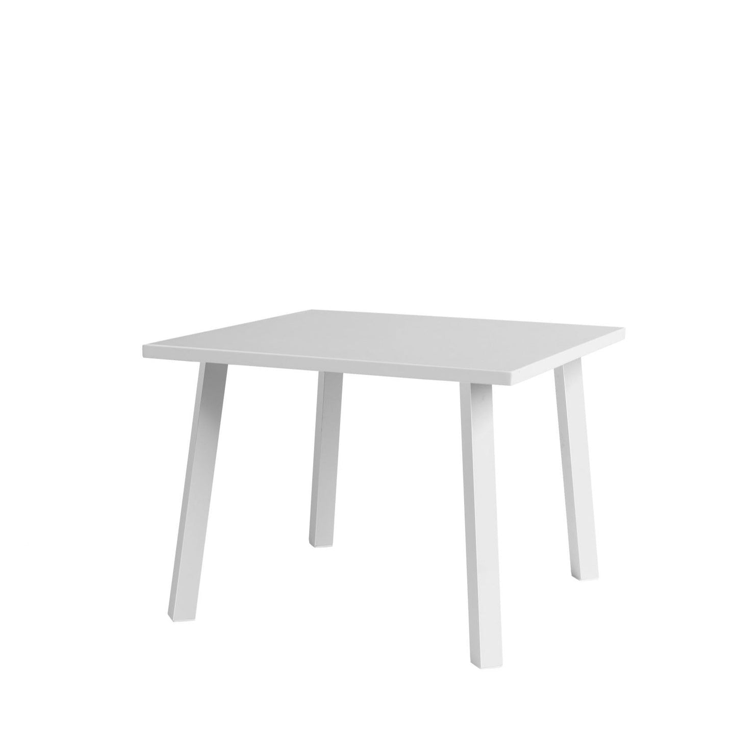 Whiteline Mods -  Rio Outdoor Dining Table – Square DT1593S - DT1593S-WHT