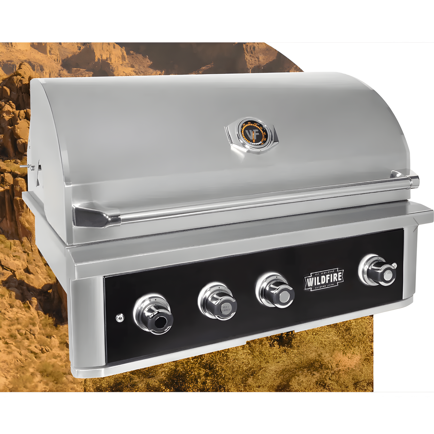 Wildfire Ranch PRO 36" Built-In Gas Grill 304 SS - NG