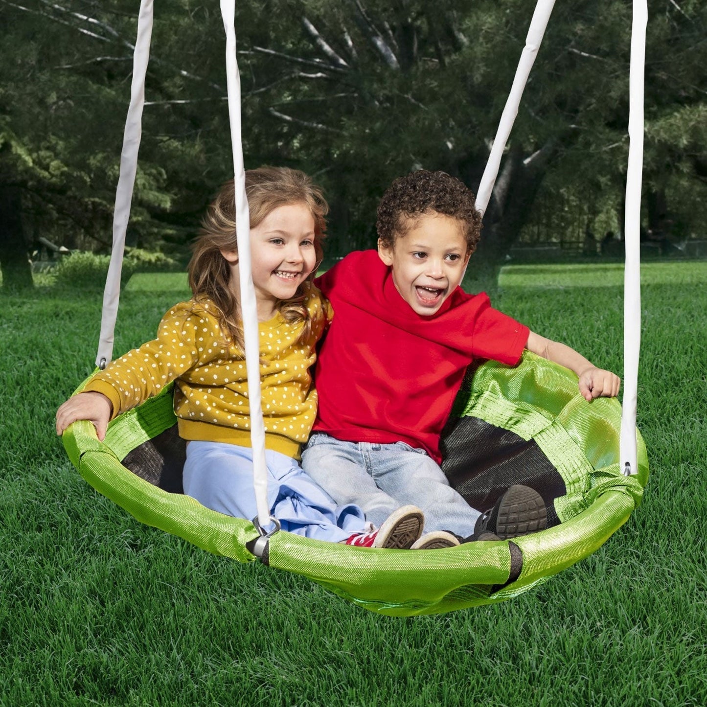 XDP Recreation Surf N Swing 5 Station Outdoor Swing and Play Set with Slide - 217009