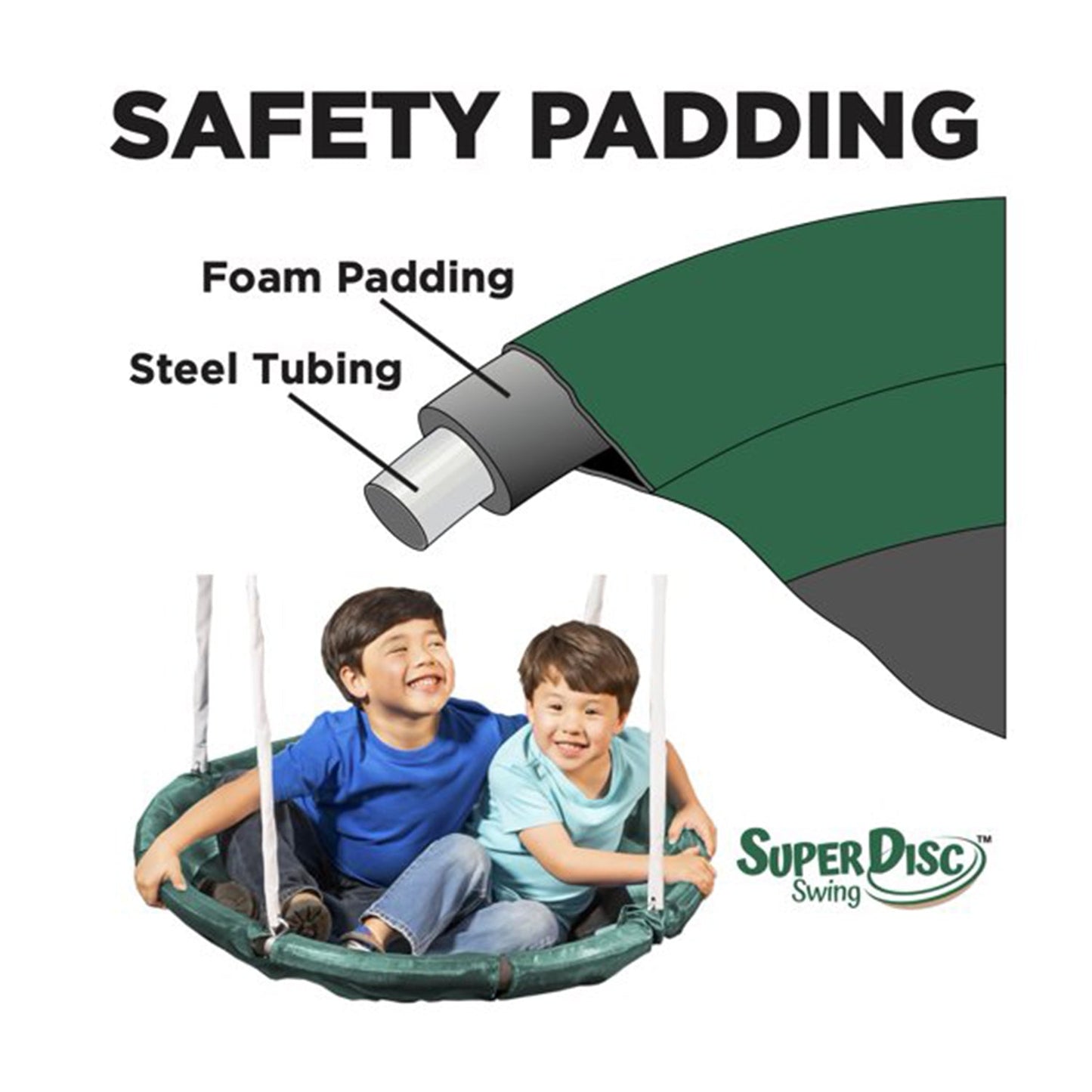 XDP Recreation Deerfield Playground Swing Set, Super Disc, Slide, Glider & Swing - 102128