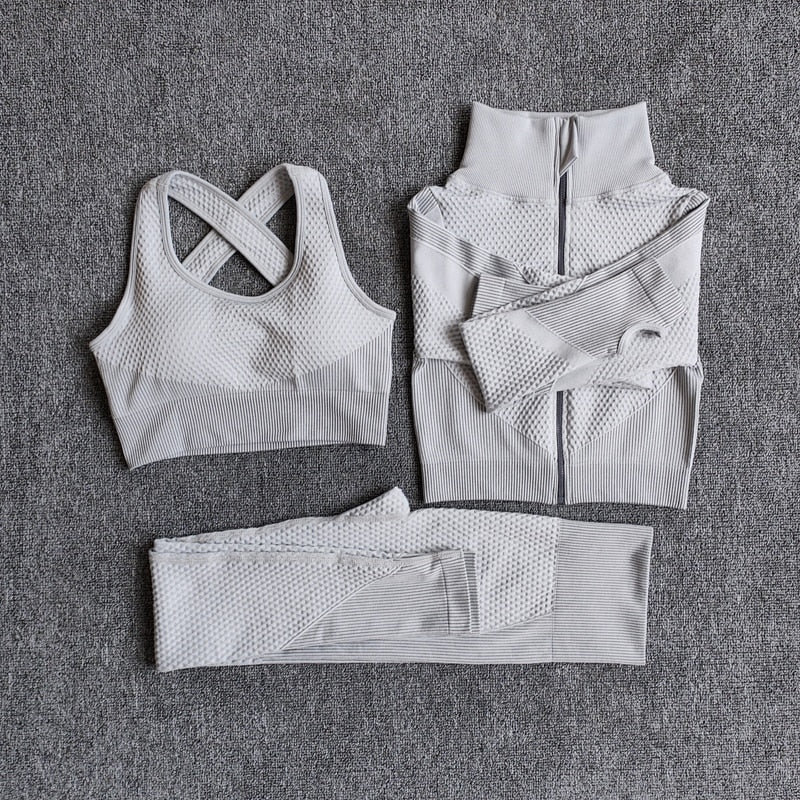 Female Sport Gym Suits Wear Running Clothes