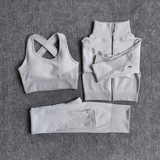 Female Sport Gym Suits Wear Running Clothes