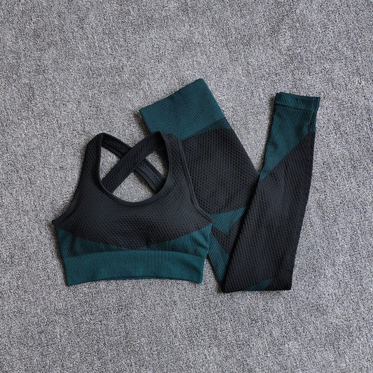 Female Sport Gym Suits Wear Running Clothes