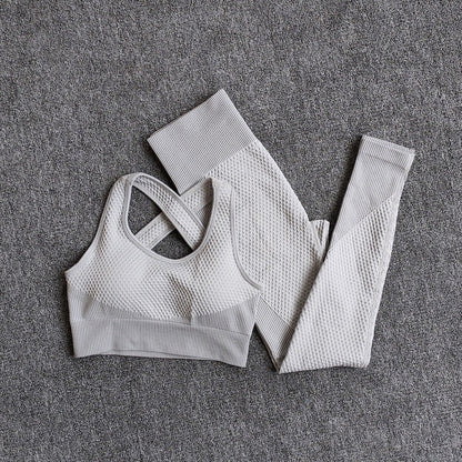 Female Sport Gym Suits Wear Running Clothes