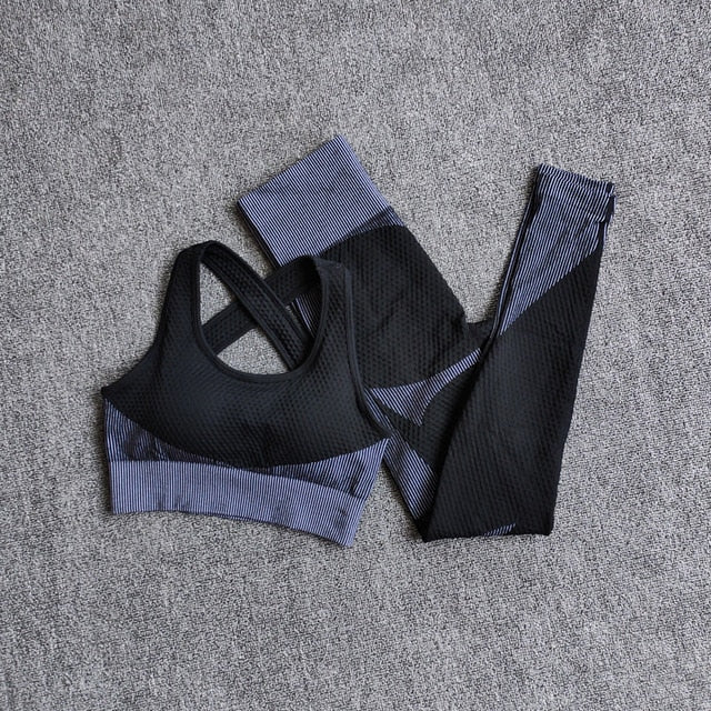 Female Sport Gym Suits Wear Running Clothes