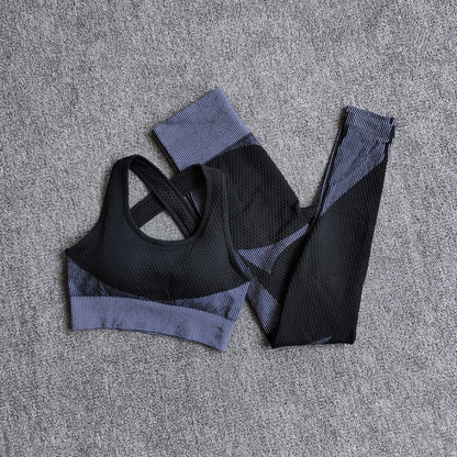 Female Sport Gym Suits Wear Running Clothes