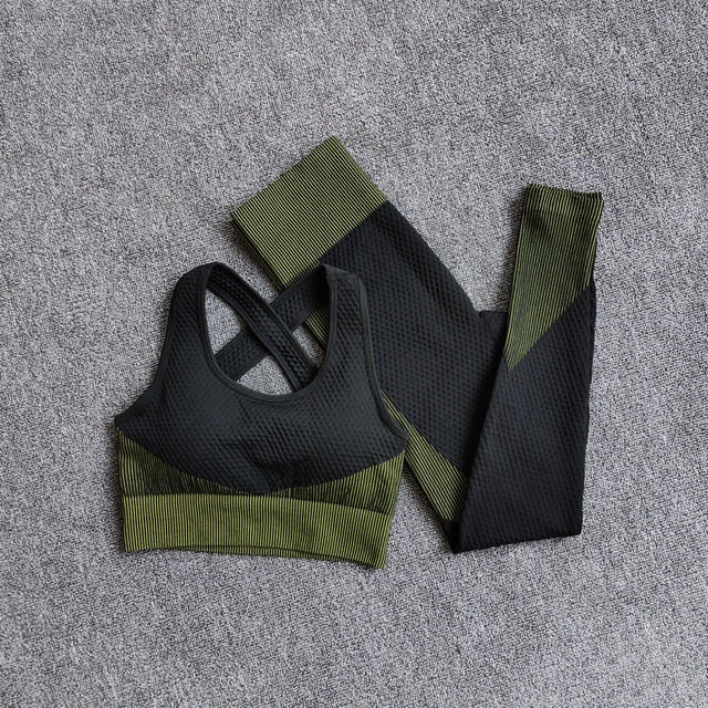 Female Sport Gym Suits Wear Running Clothes