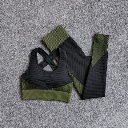 Female Sport Gym Suits Wear Running Clothes