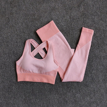 Female Sport Gym Suits Wear Running Clothes
