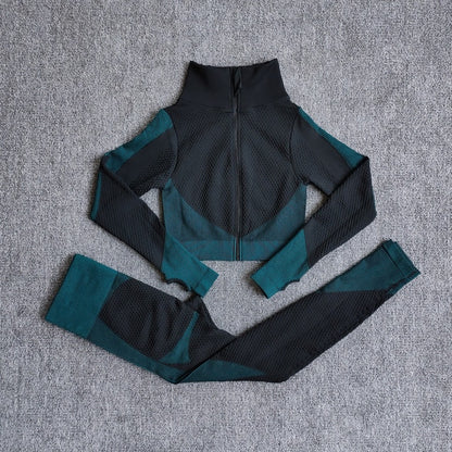 Female Sport Gym Suits Wear Running Clothes