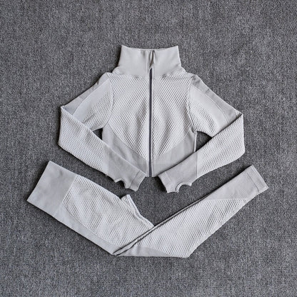 Female Sport Gym Suits Wear Running Clothes