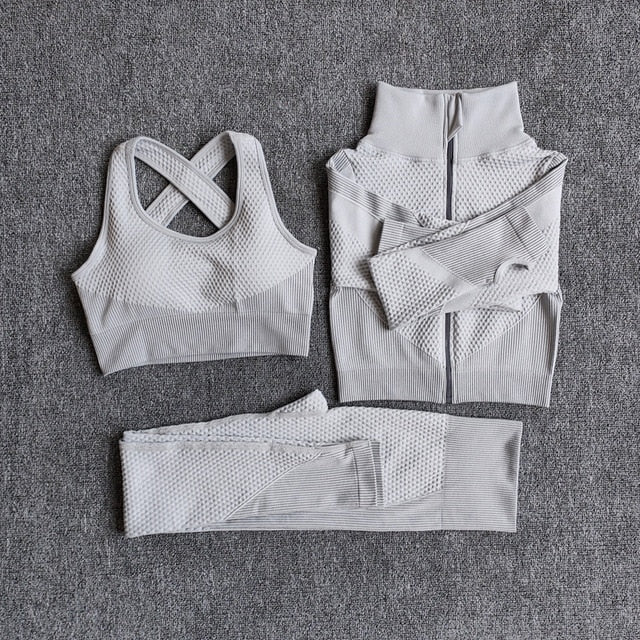 Female Sport Gym Suits Wear Running Clothes