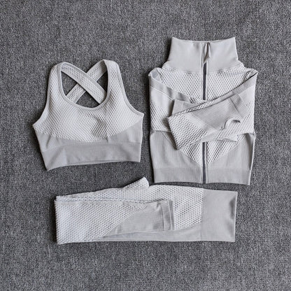 Female Sport Gym Suits Wear Running Clothes
