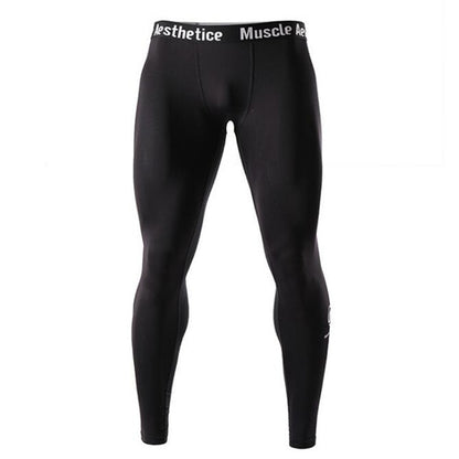 Mens Compression Tights Leggings Jogging Running Sport Gym Fitness Pants Quick dry Trousers Workout Training Yoga MMA Sweatpants