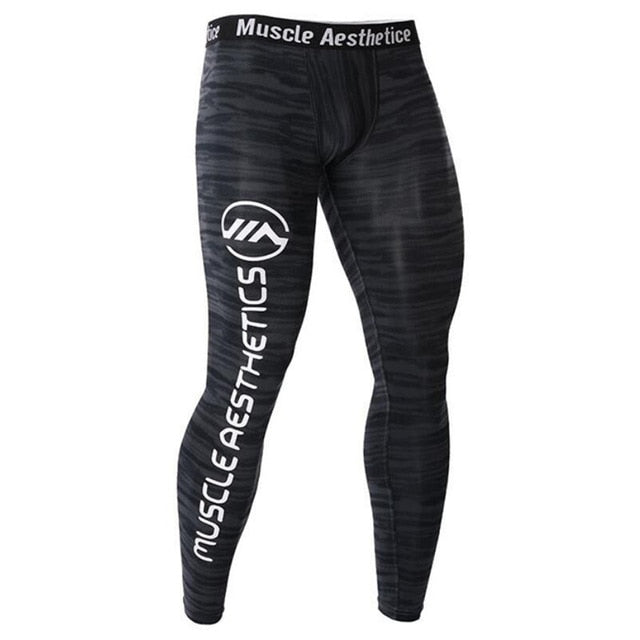 Mens Compression Tights Leggings Jogging Running Sport Gym Fitness Pants Quick dry Trousers Workout Training Yoga MMA Sweatpants