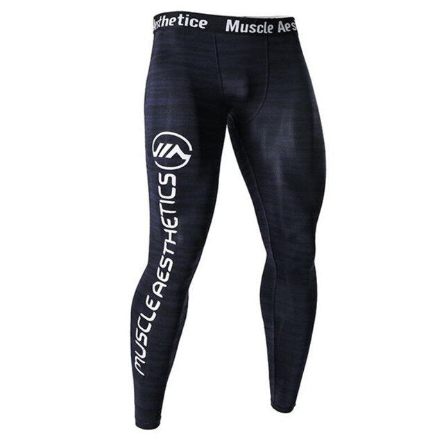 Mens Compression Tights Leggings Jogging Running Sport Gym Fitness Pants Quick dry Trousers Workout Training Yoga MMA Sweatpants