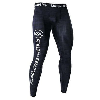 Mens Compression Tights Leggings Jogging Running Sport Gym Fitness Pants Quick dry Trousers Workout Training Yoga MMA Sweatpants