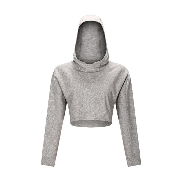 SHINBENE ADORE Cotton Workout  Hooded Sweatshirts Women