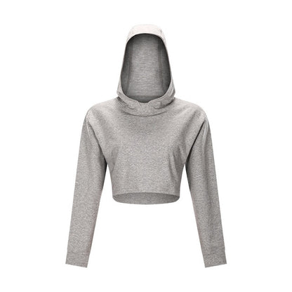 SHINBENE ADORE Cotton Workout  Hooded Sweatshirts Women